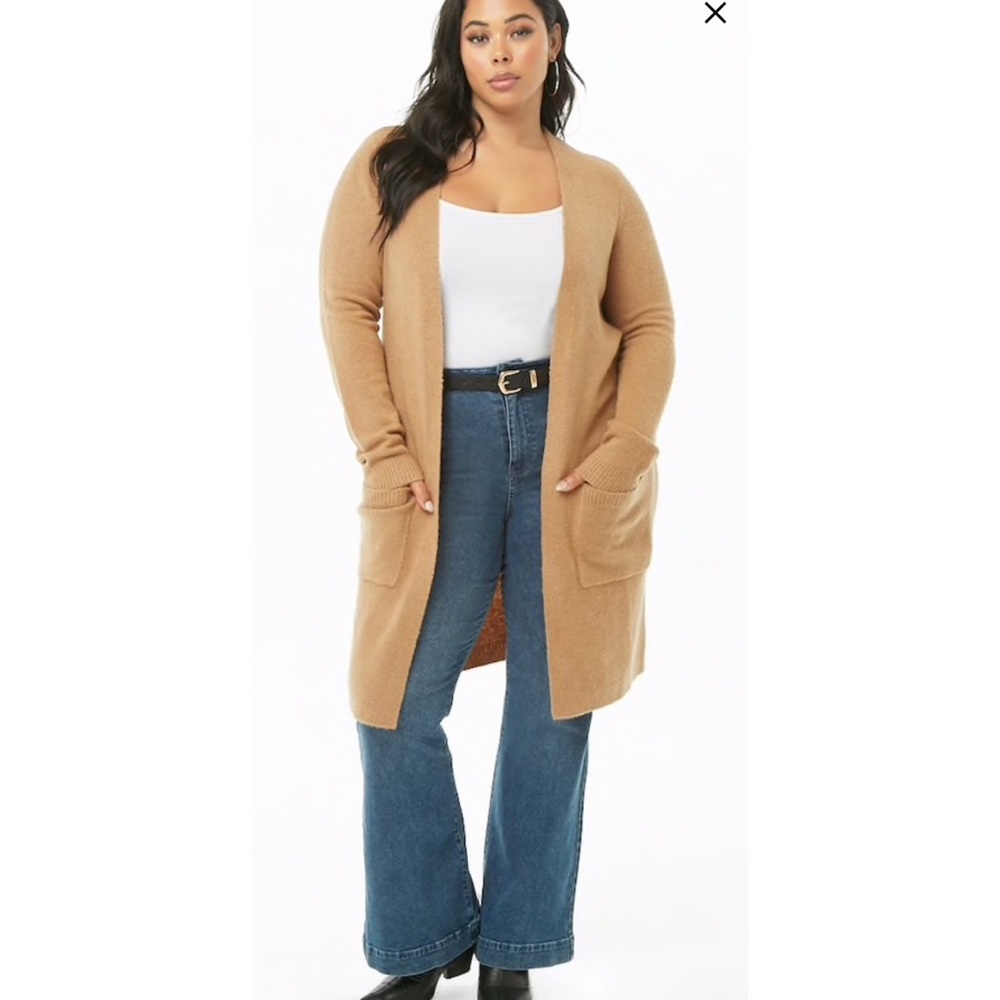 Long-length cardigan